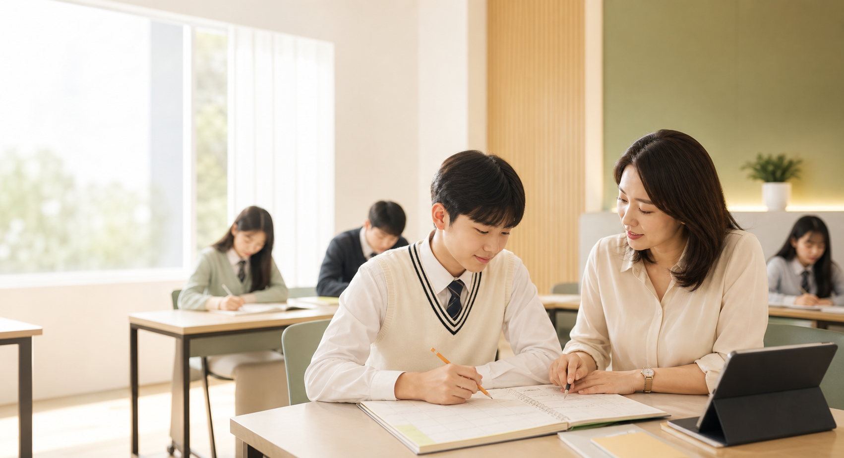 와와센터 학습코칭 상담 장면